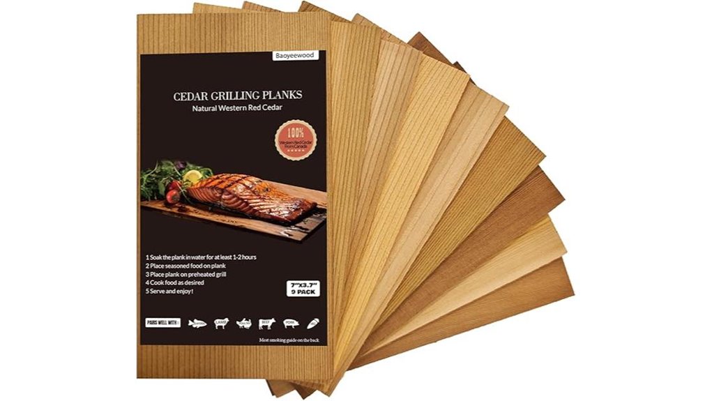 western red cedar salmon planks