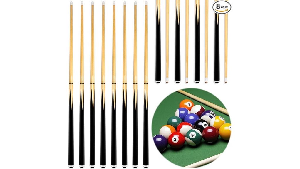 wettarn 58 inch two piece cues