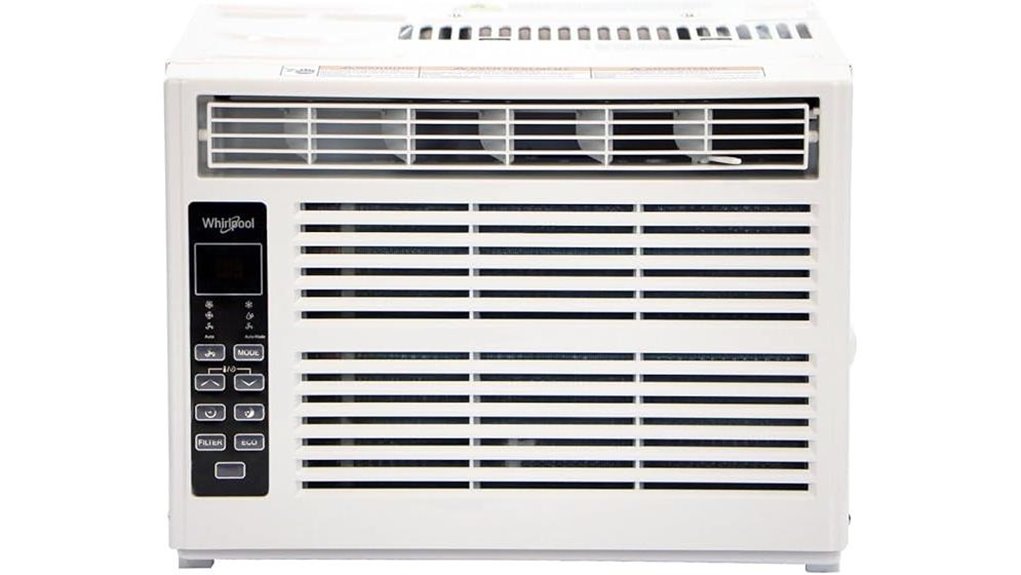 whirlpool 8 000 btu window airconditioner remote