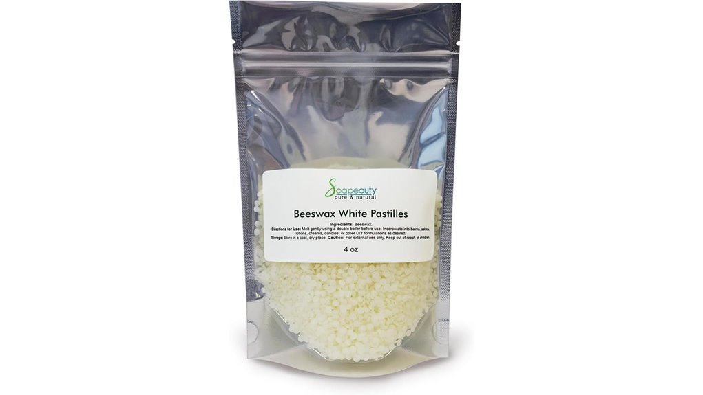 white beeswax pastilles 4oz