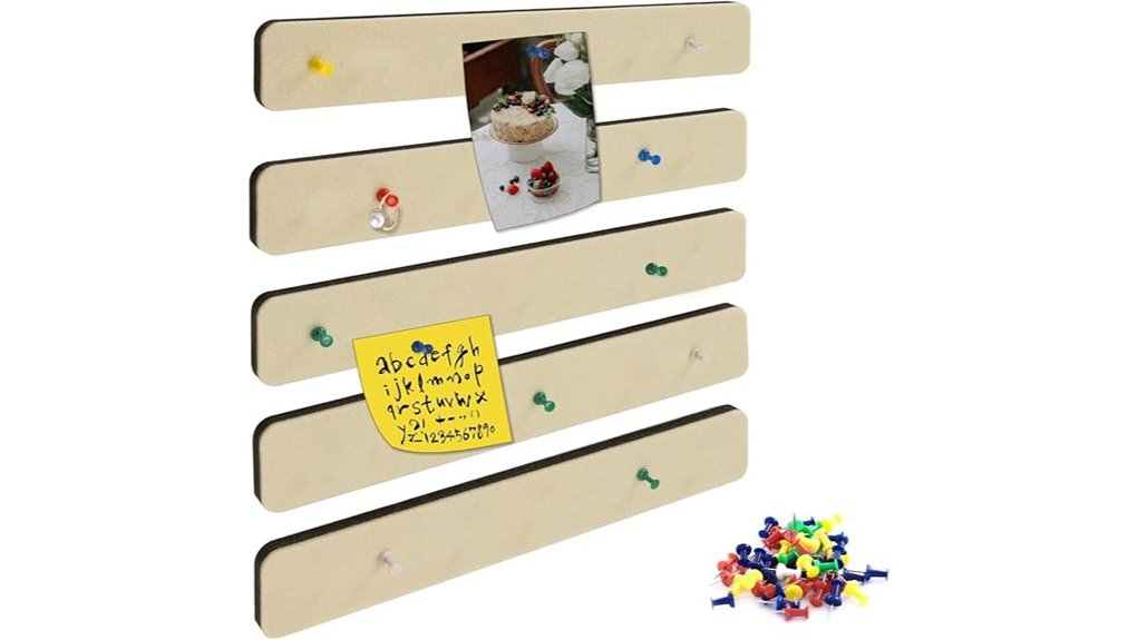 white cork bulletin board