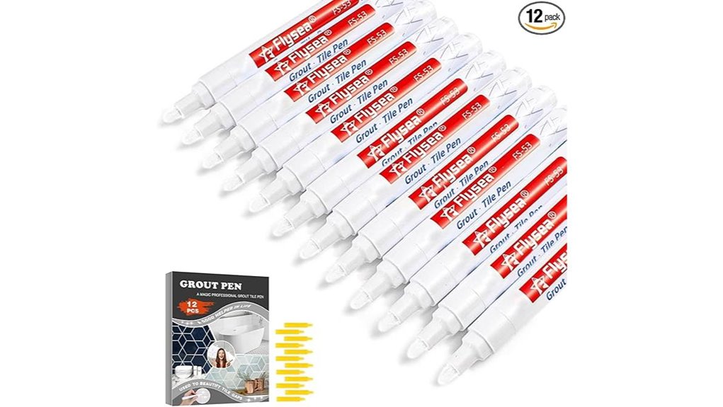 white grout repair markers