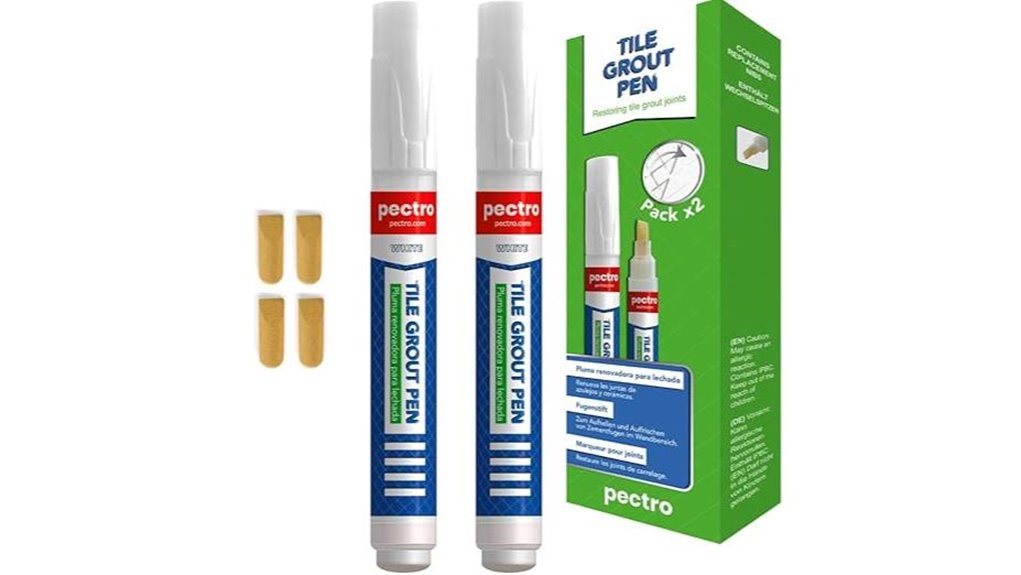 white grout repair pens pack