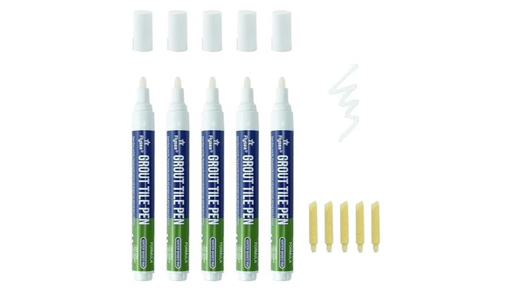 white grout tile repair pens