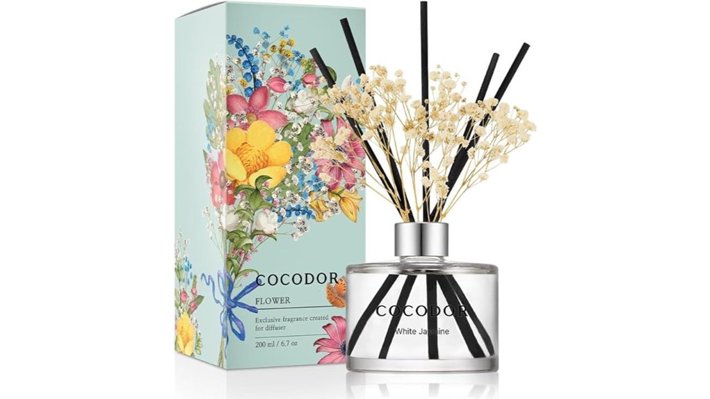 white jasmine reed diffuser