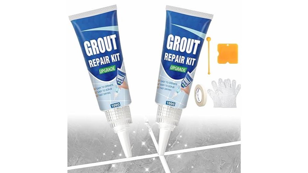 white tile grout repair kit