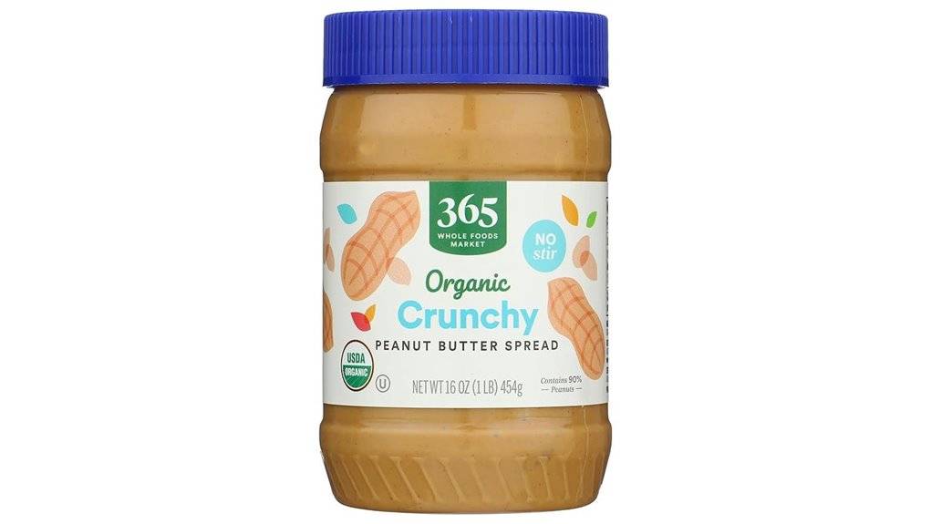 whole foods organic crunchy peanut