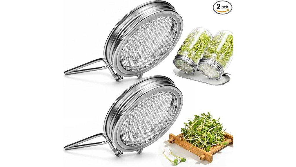 wide mouth mason sprouting lids