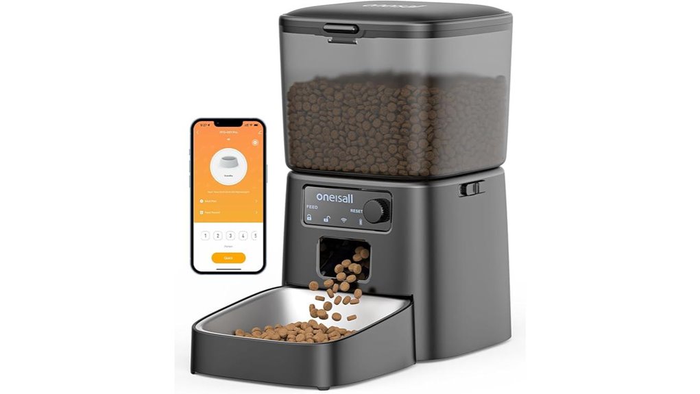 wifi app controlled automatic feeder