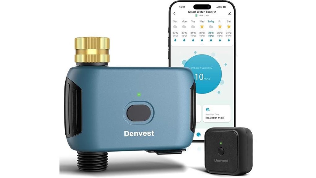 wifi brass garden hose timer