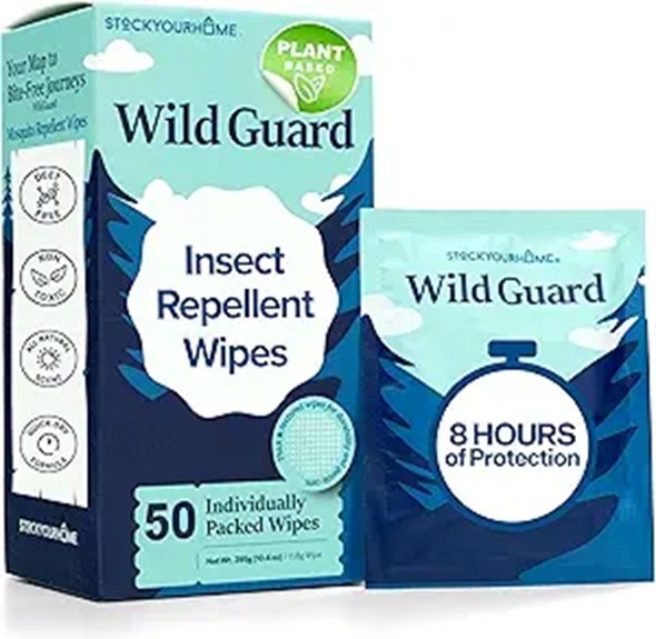 wild guard deet free wipes