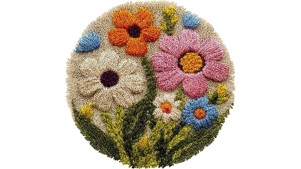 wildflower 30x30cm latchrug