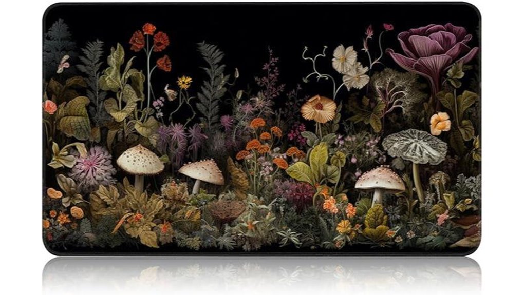 wildflower mushroom magic playmat