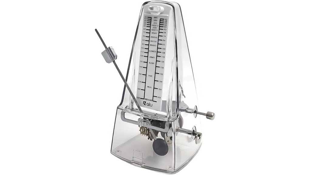 wind up mechanical metronome device
