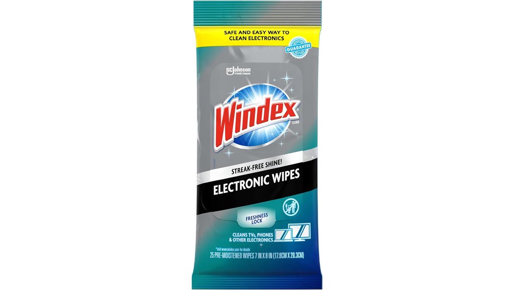 windex pre moistened electronic screen wipes