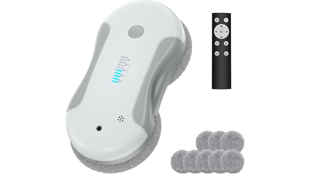 window cleaning robot with spray