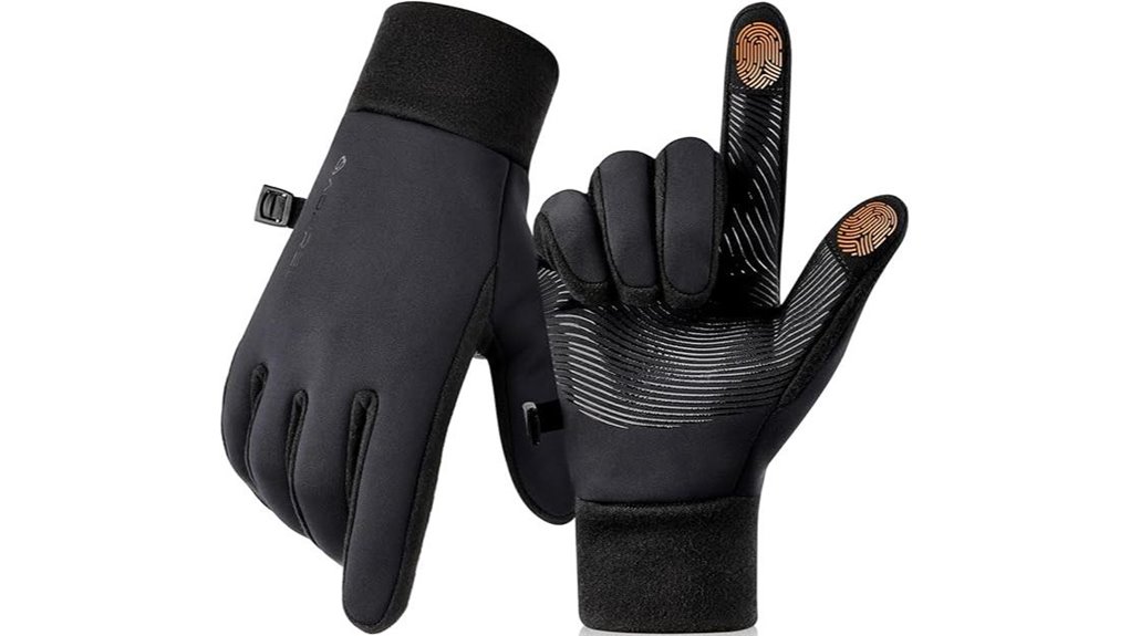 windproof thermal touchscreen gloves