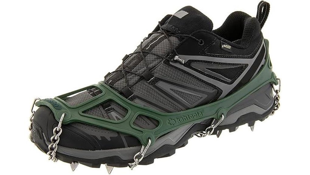 winter traction microspikes for hiking