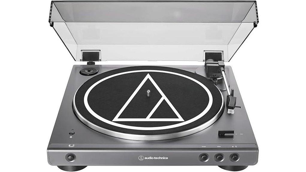 wireless belt drive turntable system