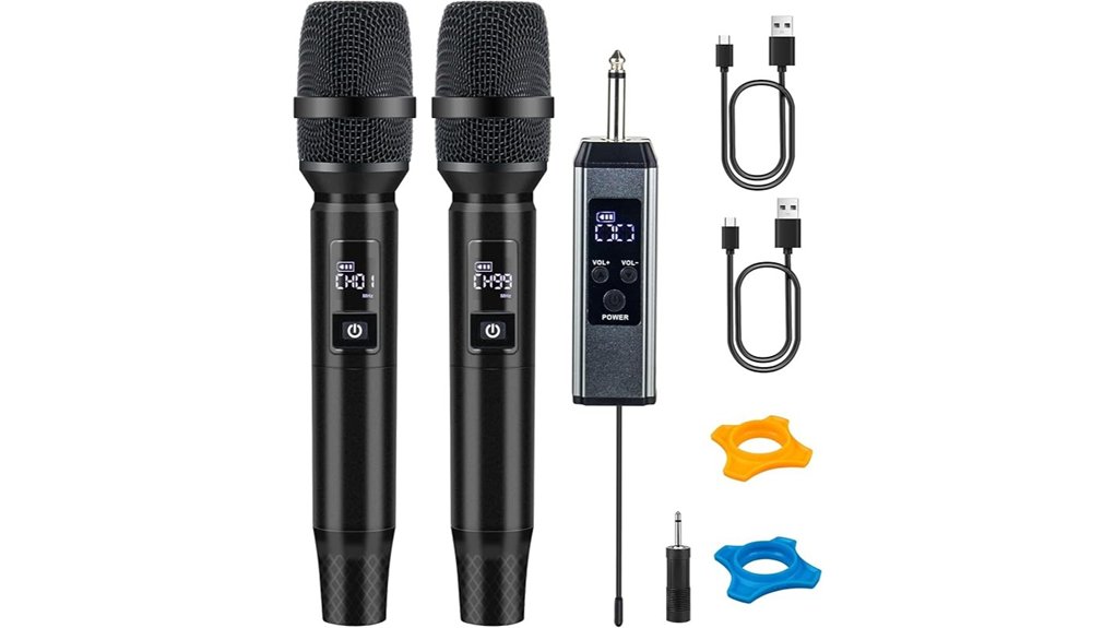 wireless bluetooth karaoke microphone set