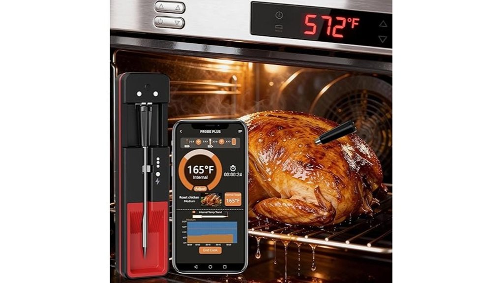 wireless bluetooth oven meat thermometer