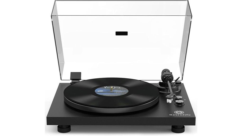 wireless carbon fiber belt drive turntable