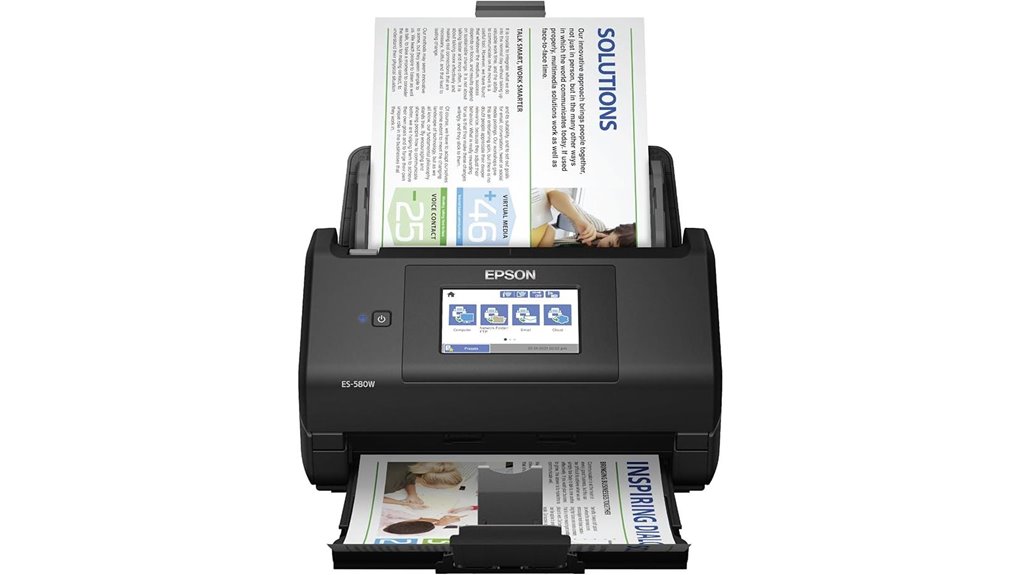 wireless duplex document scanner