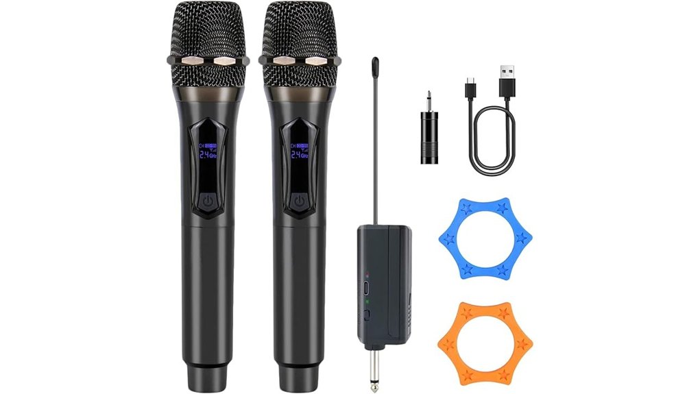 wireless rechargeable karaoke microphone