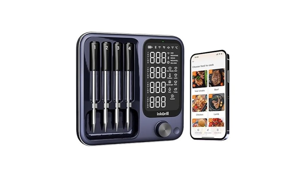 wireless wi fi bluetooth meat thermometer