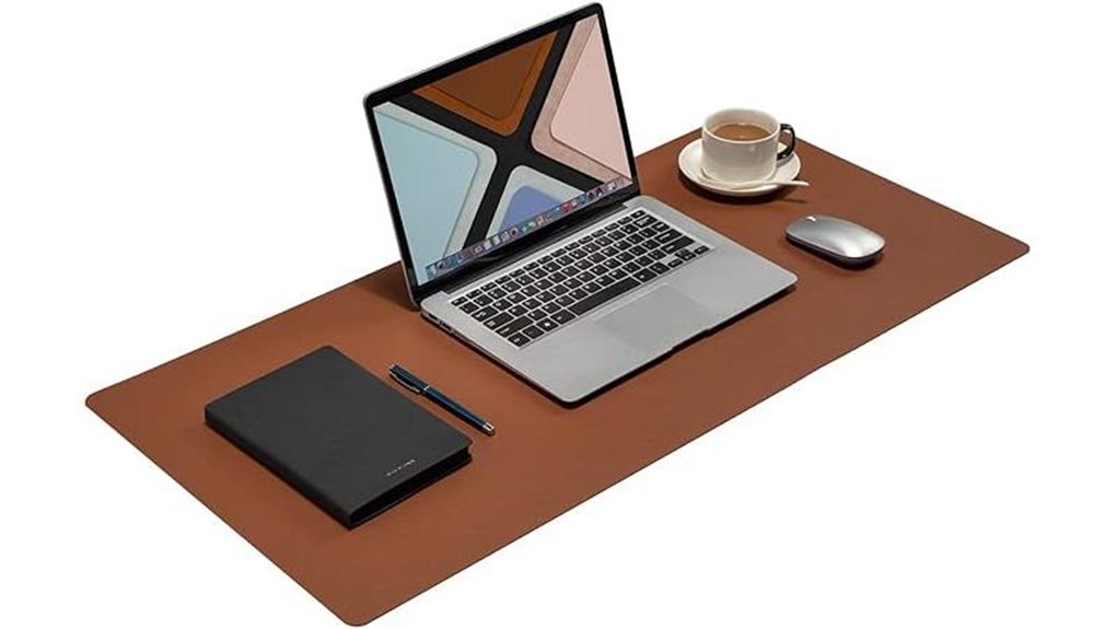 wolaile 36x17 pu leather deskpad