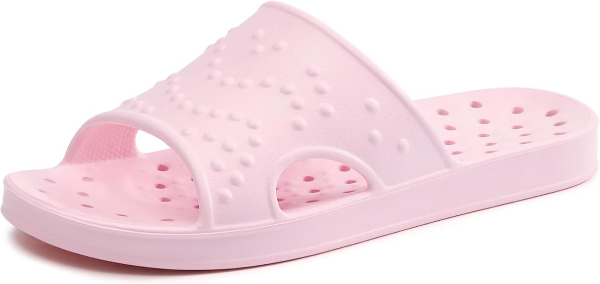 women s arch support shower slides