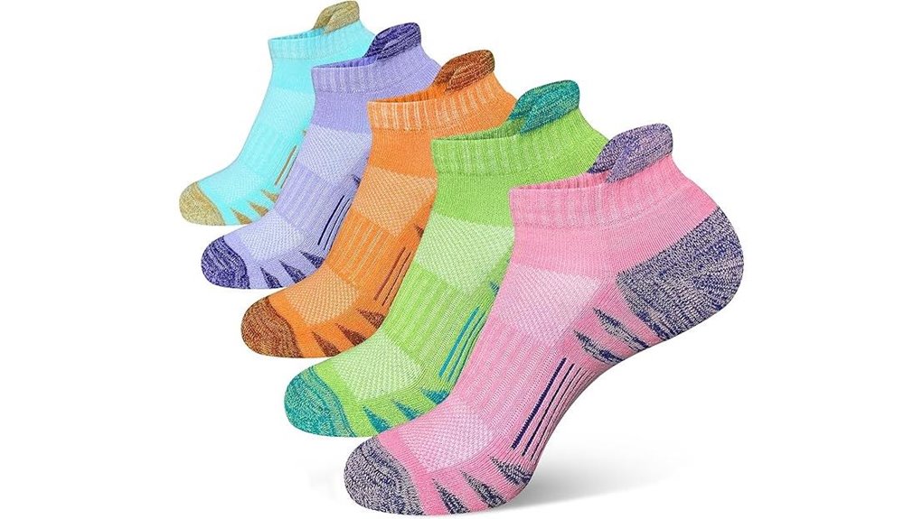 women s cushioned anti blister running socks