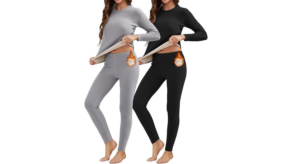 women s fleece lined thermal underwear