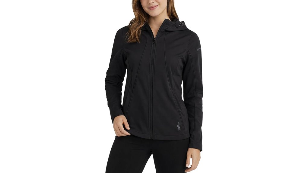 women s hooded softshell jacket