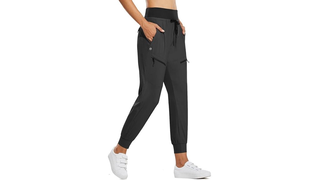 women s lightweight high waist joggers