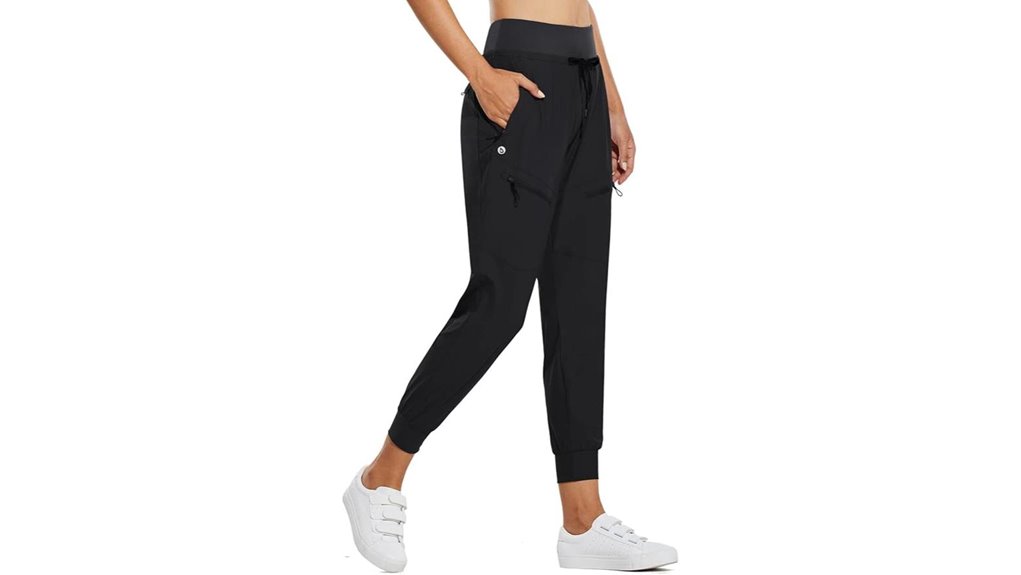 women s lightweight high waist joggers