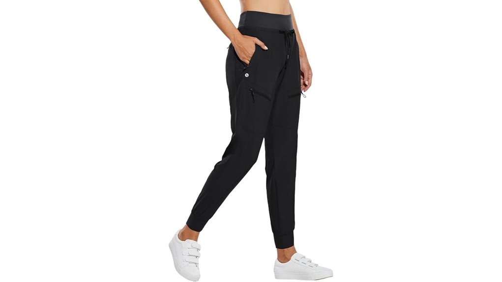 women s lightweight high waist joggers