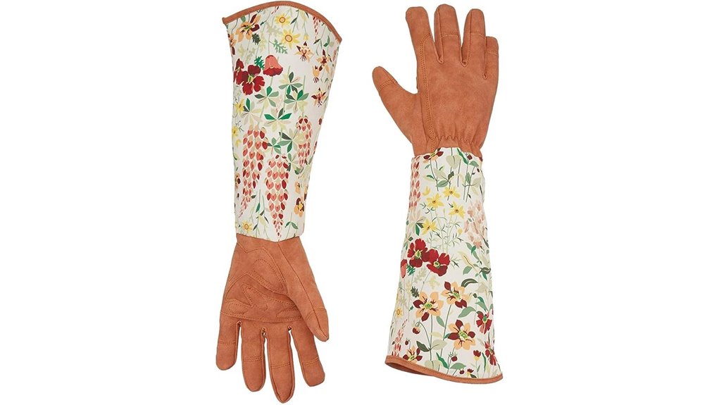 women s long thorn proof gardening gloves