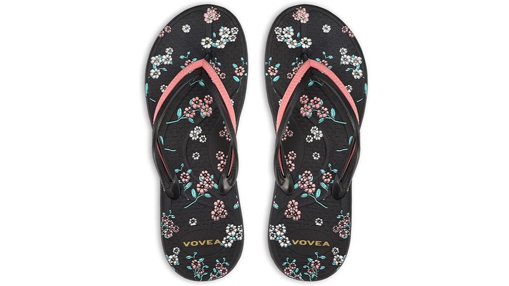 women s non slip cushioned flip flops