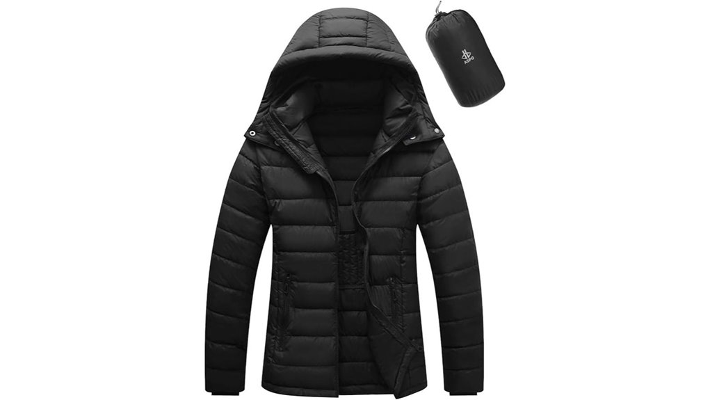 women s packable waterproof quilted puffer