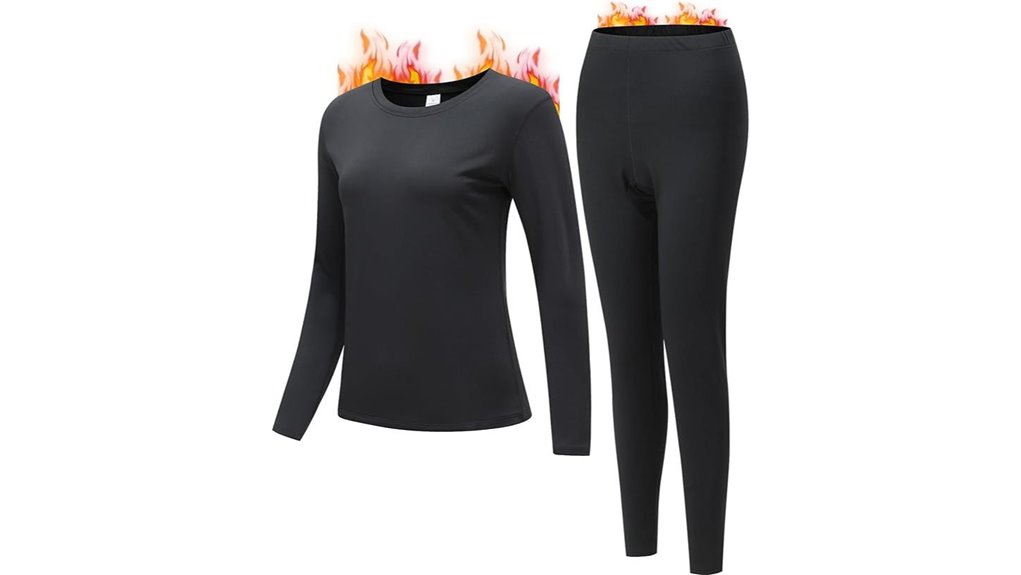 women s thermal long johns set