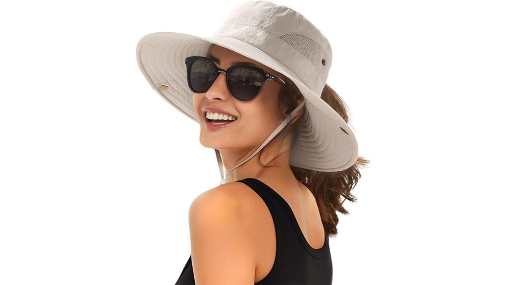 women s upf 80 ponytail sunhat