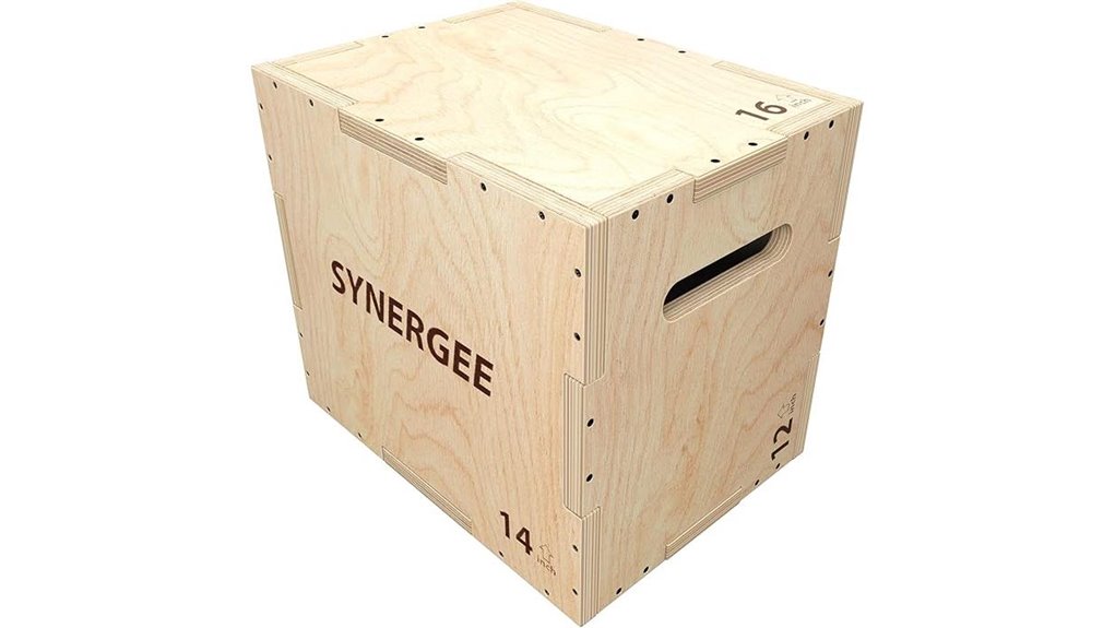 wooden 3 in 1 plyometric jump box