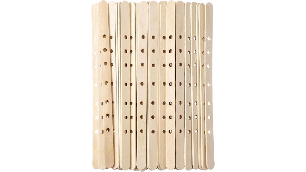 wooden seven hole wick centering