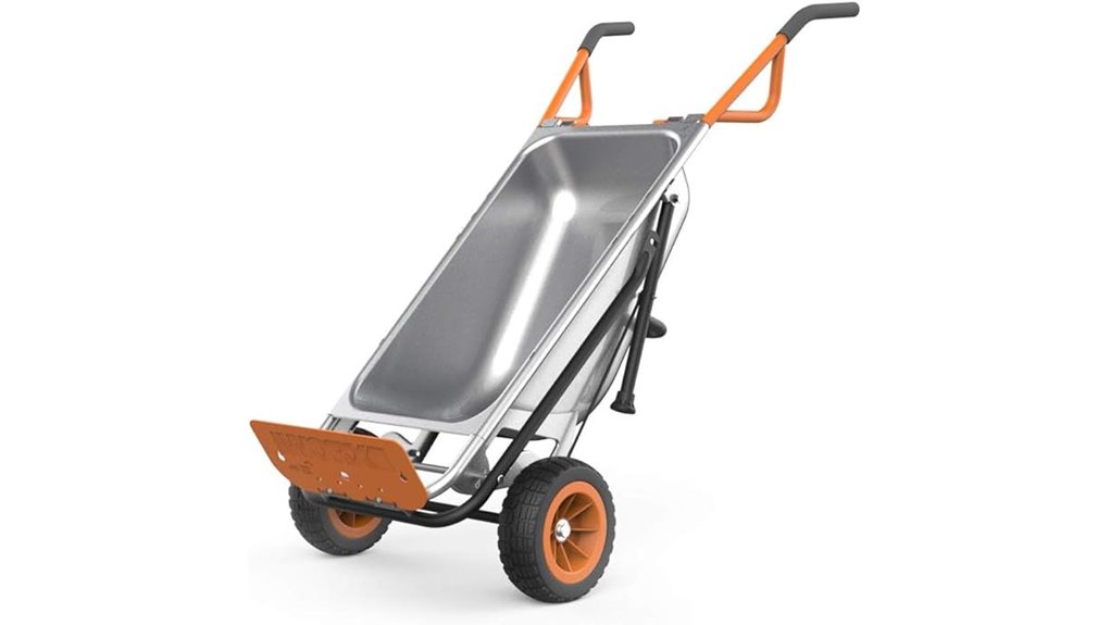 worx 8 in 1 aerocart wheelbarrow