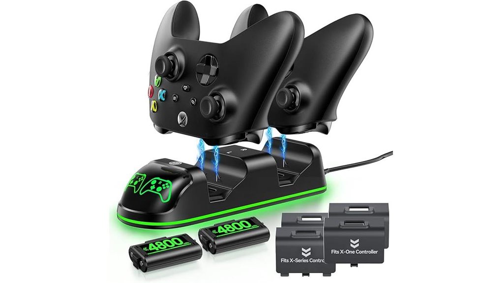 xbox charging station with batteries