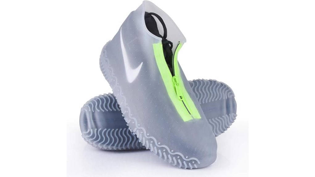 xl silicone zippered waterproof overshoes