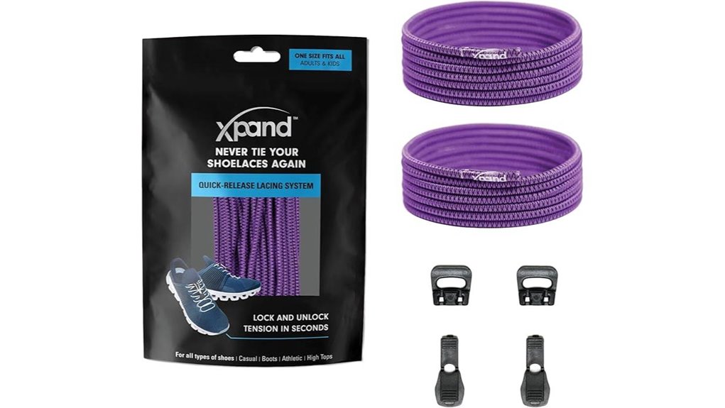 xpand round lacing elastic no tie shoelaces