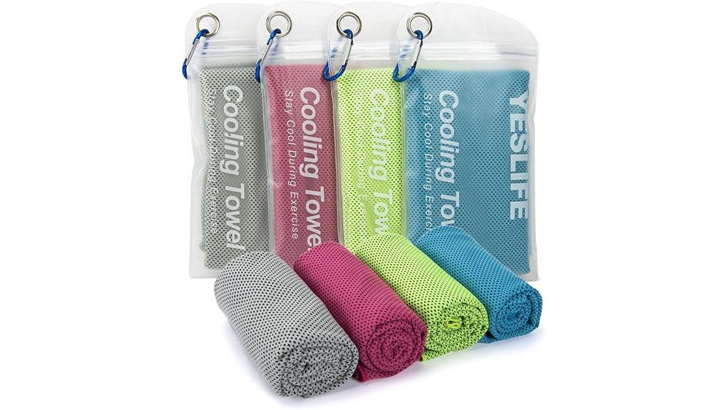 yeslife cooling towels four pack