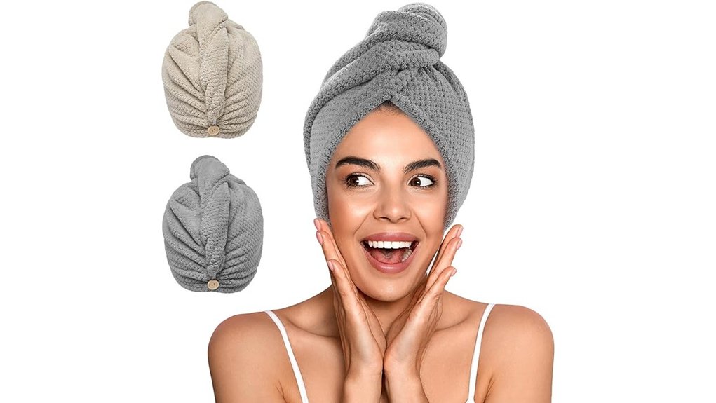 yfong microfiber hair towel wraps